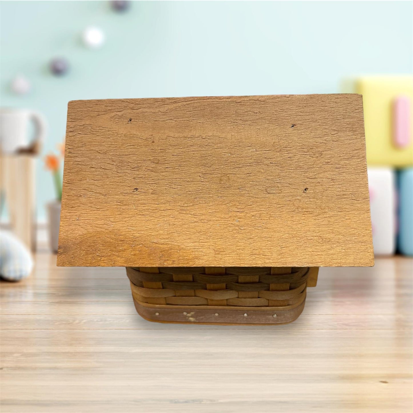 1998 Longaberger 5" Roy W Krasky Birdhouse Basket Signed JW ‘98