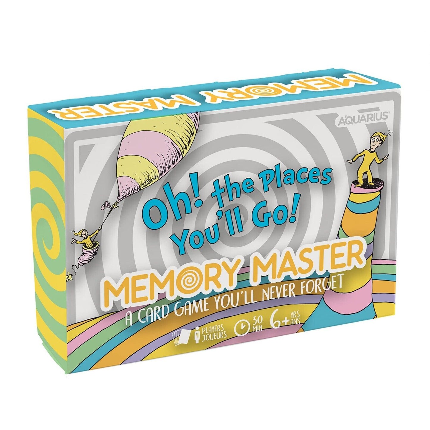 Dr Suess Oh The Places You'll Go Memory Master Card Game Aquarius Puzzles NEW