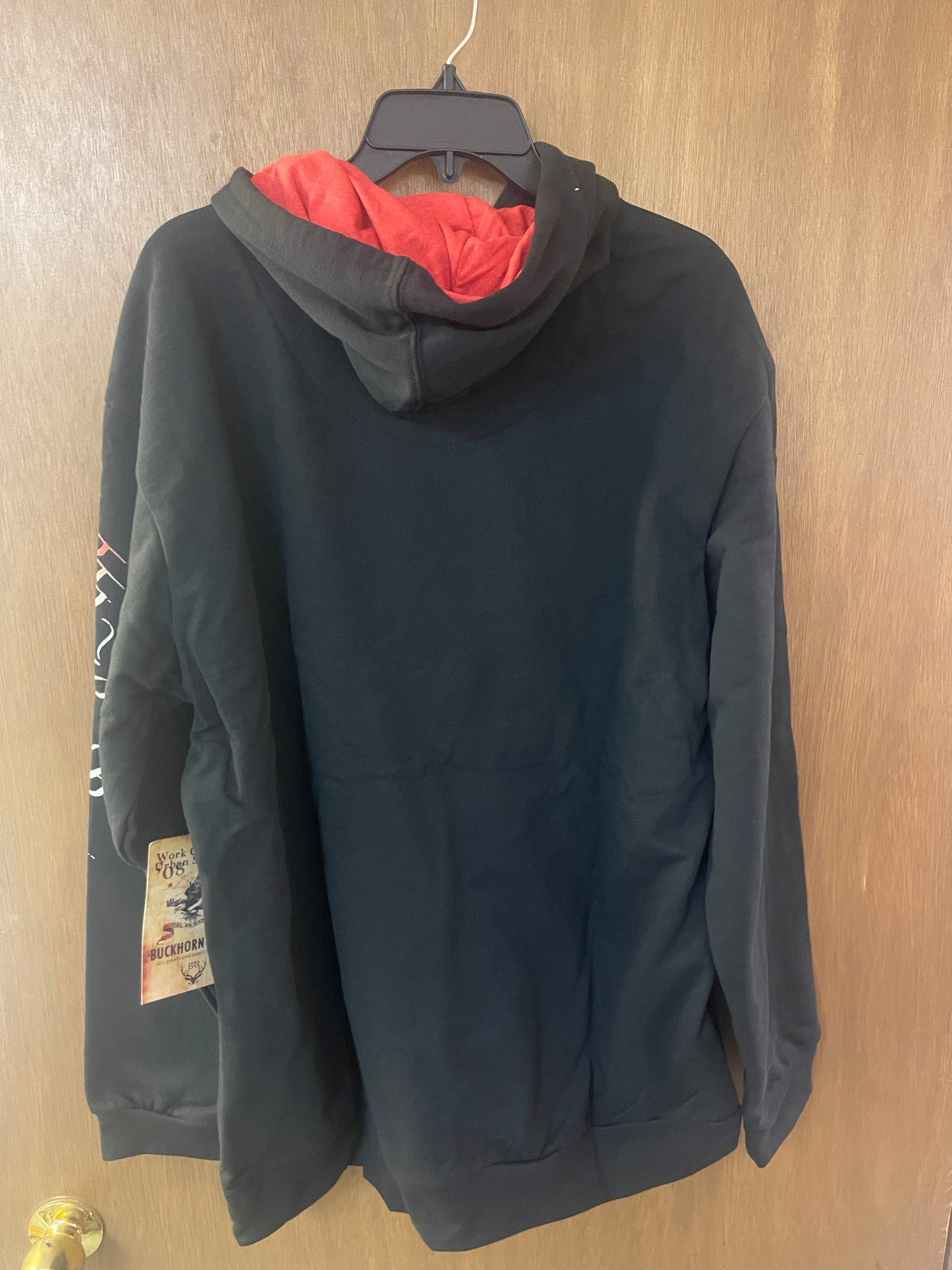 Buckhorn River® Men's Black Hooded Sweatshirt We The Peeps XL