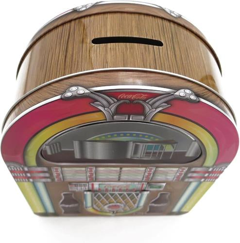 Coca-Cola Jukebox Tin Bank Piggy Bank