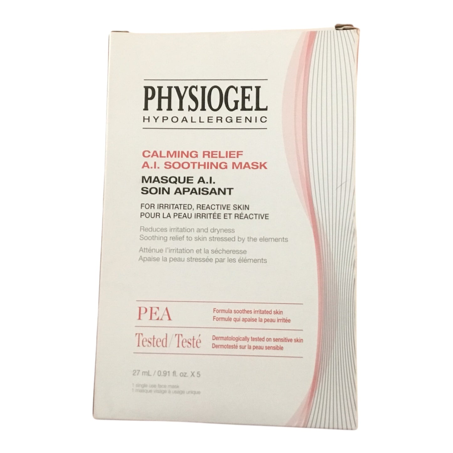 Physiogel HYPOALLERGENIC Calming Relief Soothing Mask 5 Masks Face Facial Dry