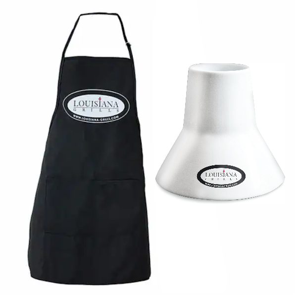 Louisiana Grill Apron and Louisiana Chicken Throne
