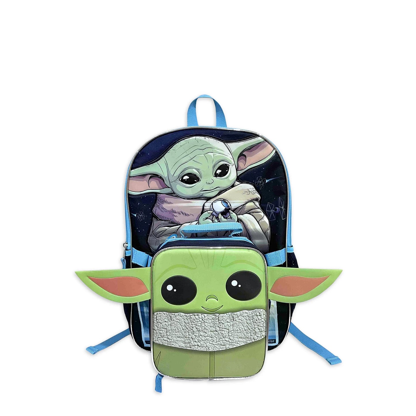 DISNEY Star Wars: The Mandalorian Backpack with Detachable Lunch Bag 2-Piece Set