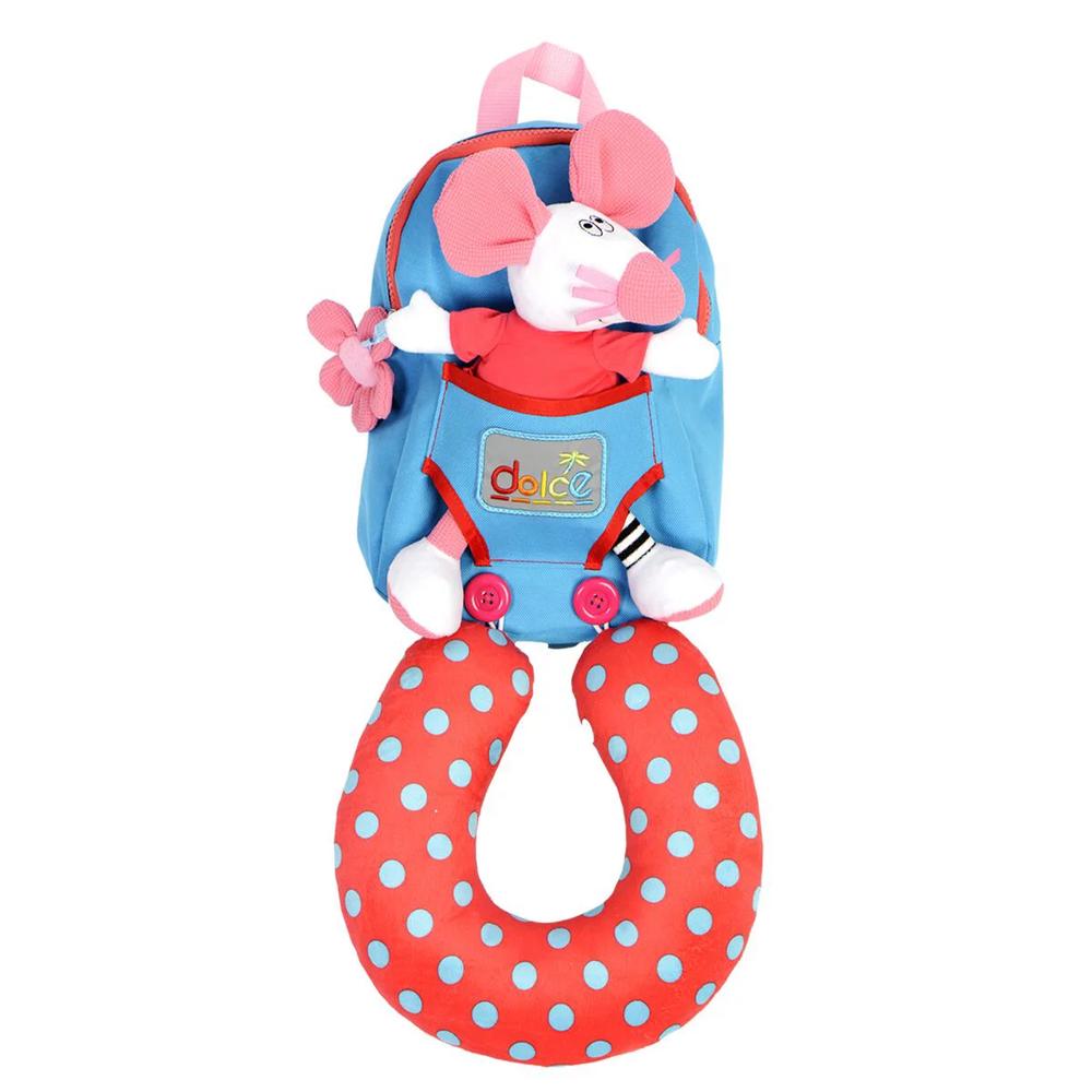 Dolce MY FIRST BACKPACK MOUSE WITH NECK CUSHION
