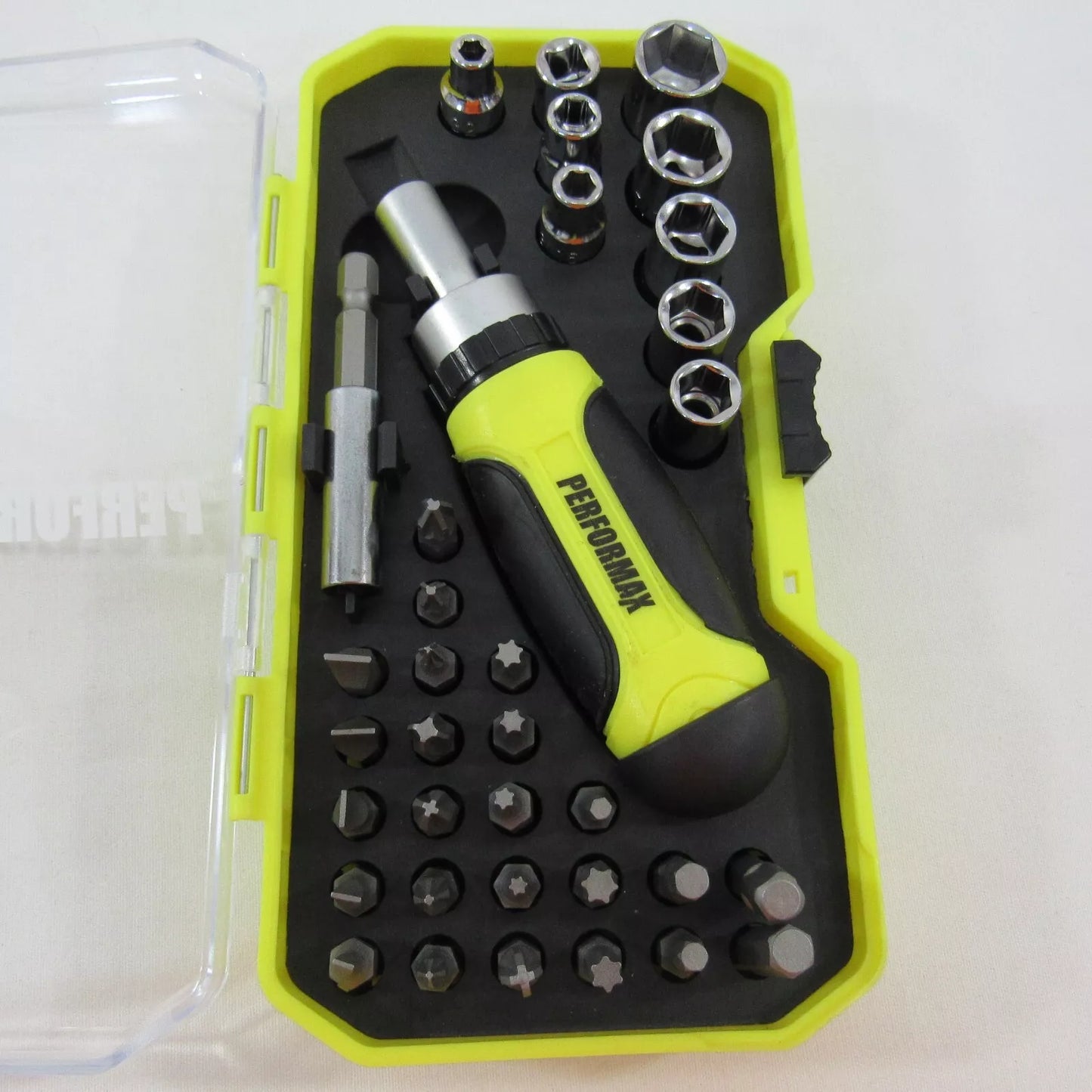 Quick Change Ratcheting Multi-Bit Screwdriver Set - 35 Piece PerforMax Tools