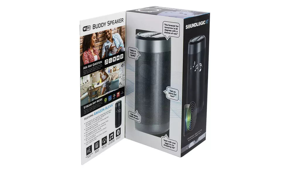 Sound Logic Wireless Bluetooth/Wi-Fi Buddy Speaker with Amazon Alexa