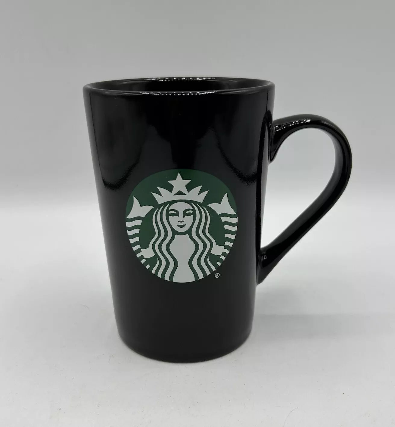 Starbucks Mug Black 2020 Ceramic Glossy Coffee Cup 11oz Trademark Logo NEW