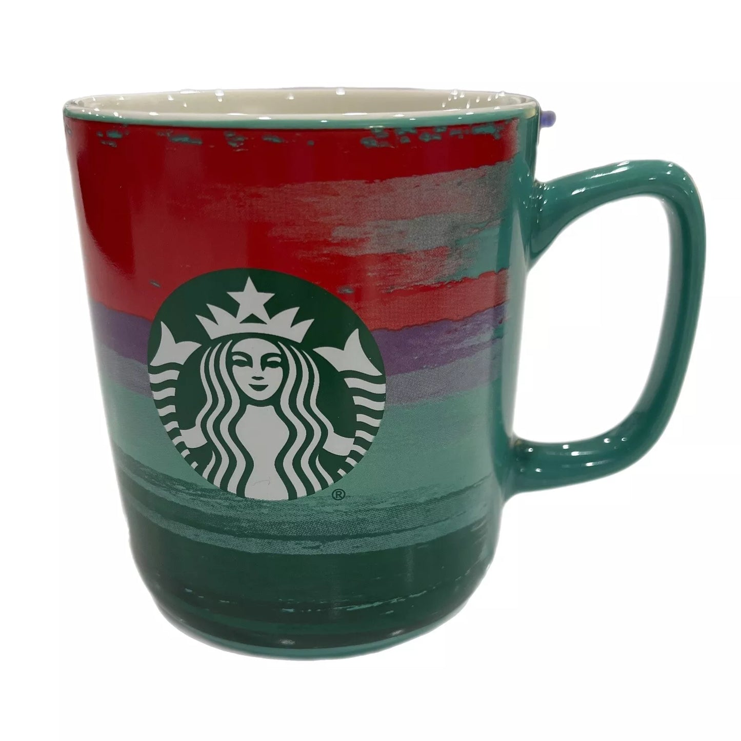 Starbucks "crayon" Mug 2021 15fl oz green red purple Brand New