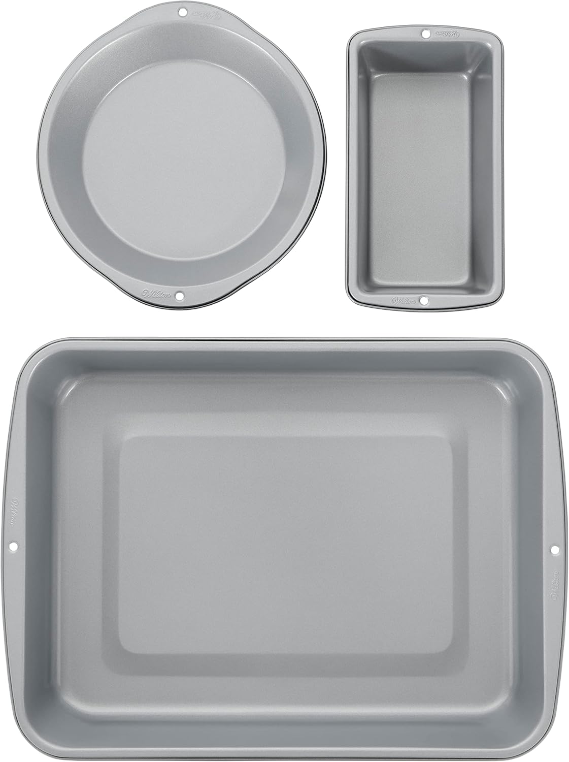 Wilton Non-Stick Steel Baking and Roasting Bakeware Set, 3-Piece