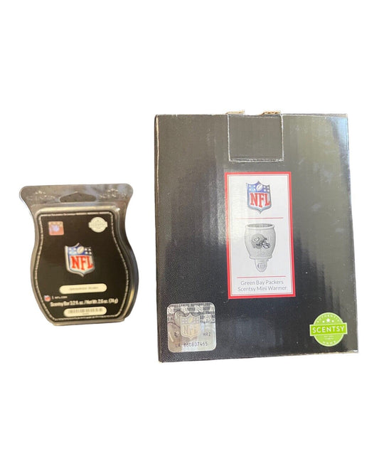 NFL Scentsy-Green Bay Packers Plug-In Mini Wax Warmer New w/ Gridiron Rush scent