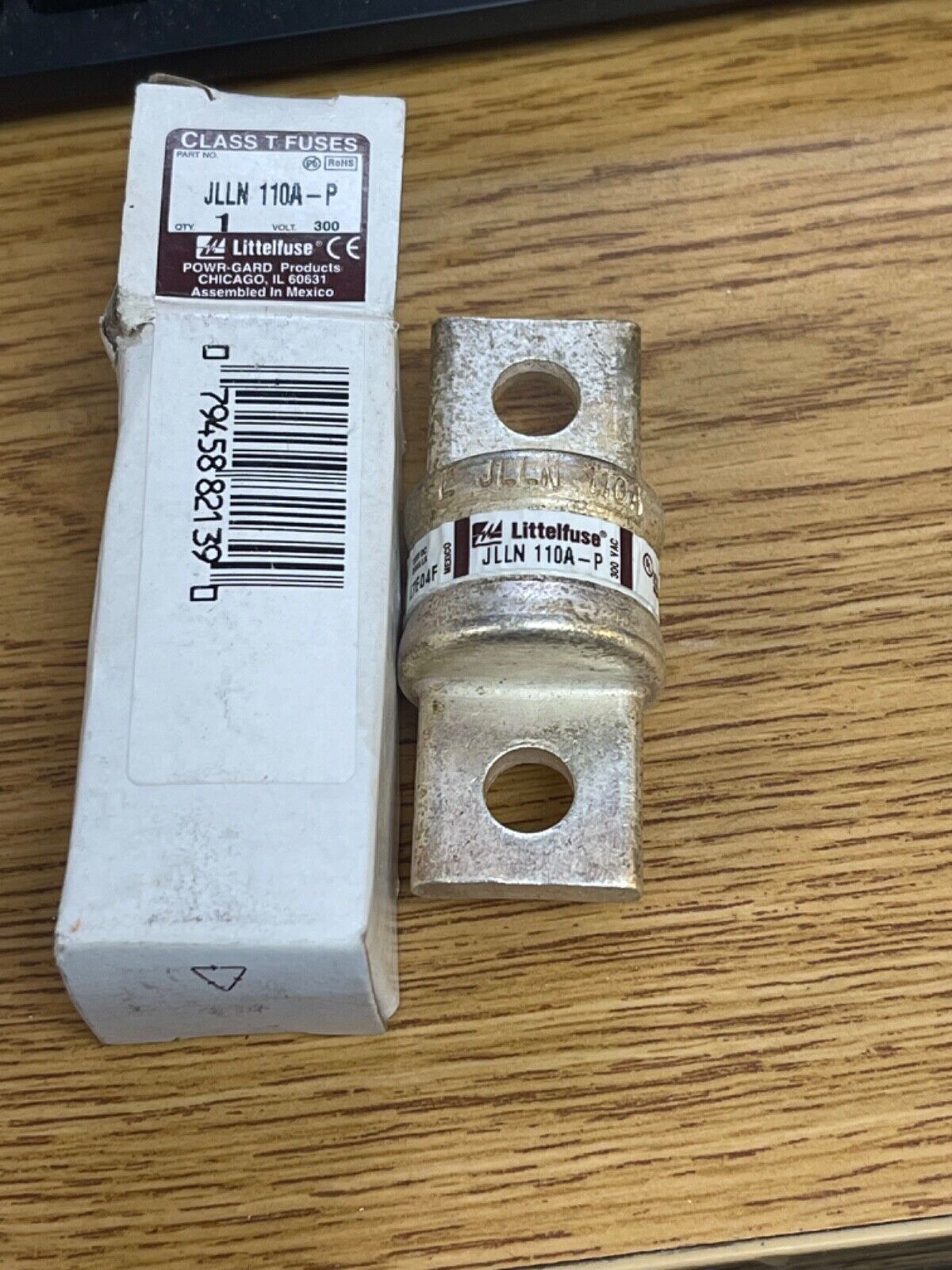 Littelfuse JLLN 110 110A 300VAC/125VDC Class T Fast Acting Fuse New in Box