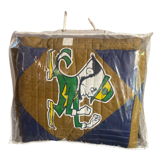 Notre Dame quilted throw - New 54 x 84