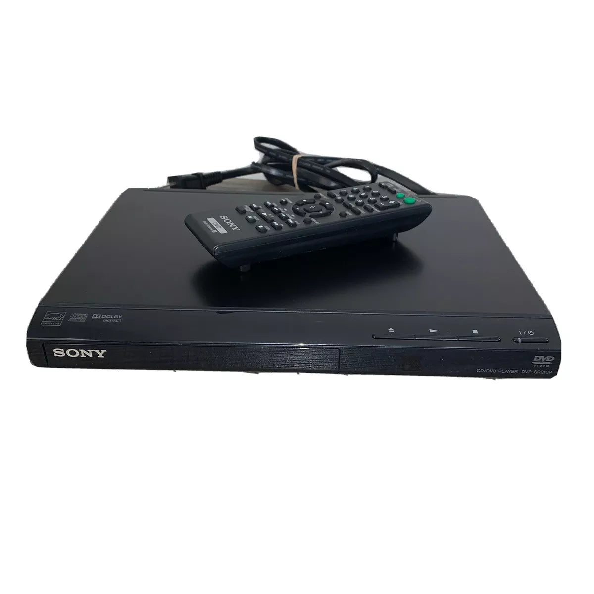 SONY DVP-SR210P PROGRESSIVE SCAN CD AND DVD PLAYER + REMOTE CONTROL