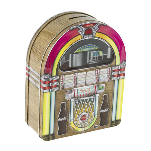 Coca-Cola Jukebox Tin Bank Piggy Bank