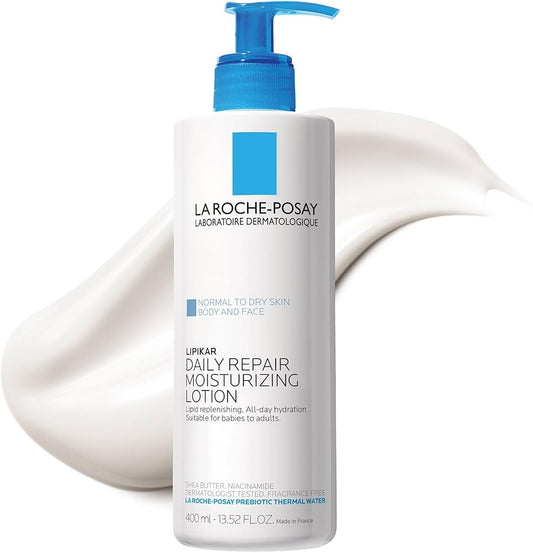 La Roche Posay Lipikar Daily Repair Moisturizing Body Lotion Unscented - 13.52 fl oz