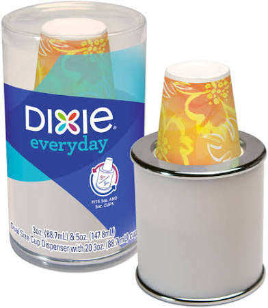 Dixie Disposable Paper Cup Dispenser, For 3 Ounce or 5 Ounce Bath Cups