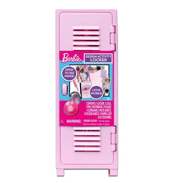 Barbie Locker Art & Craft Activity Set, for Unisex Child Ages 3+