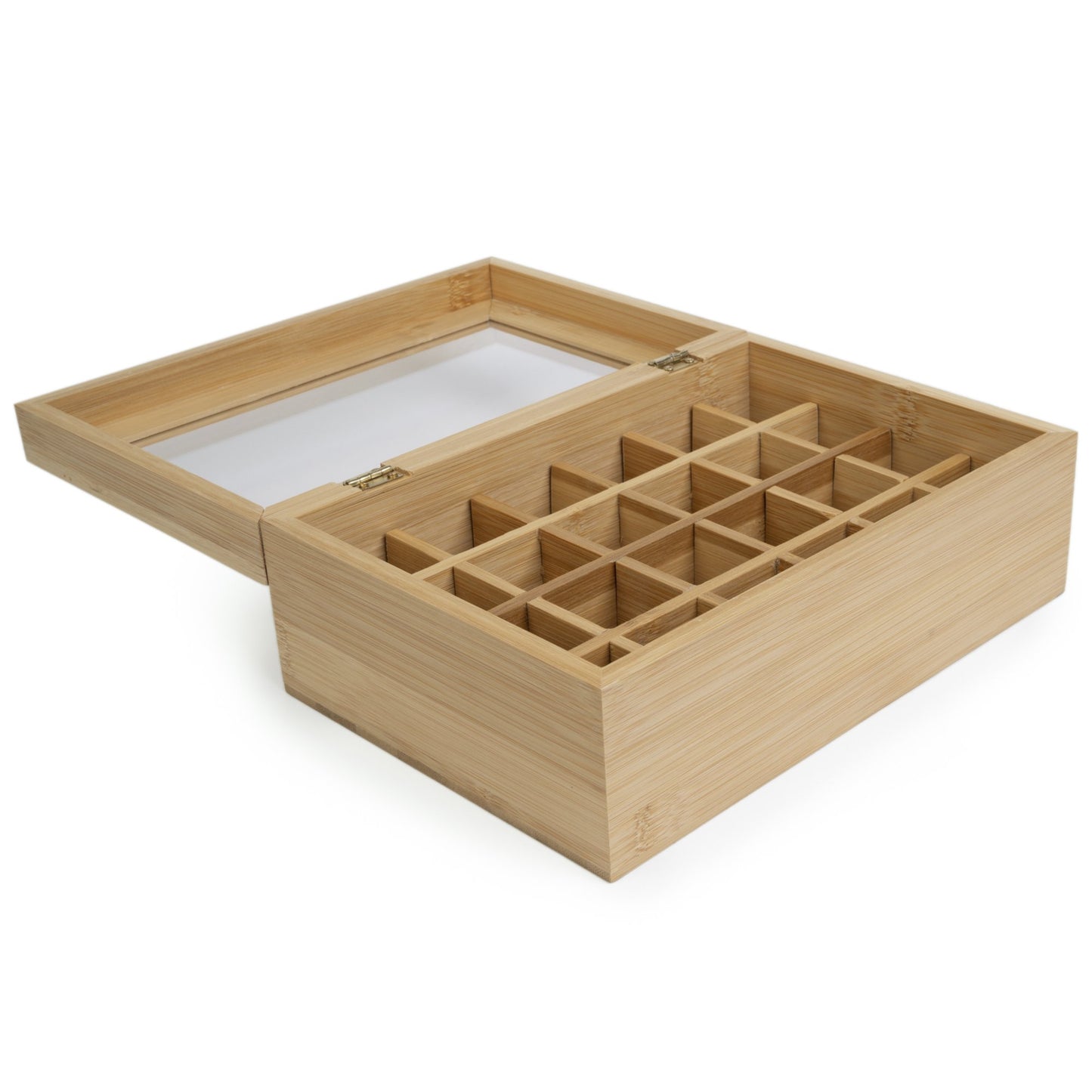 Better Homes & Gardens Bamboo Essential Oil Organizer Holds 24