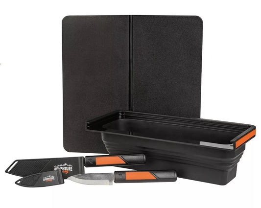 Blackstone Adventure Ready Griddle Cutting Board and Prep Kit 4-Piece Tools