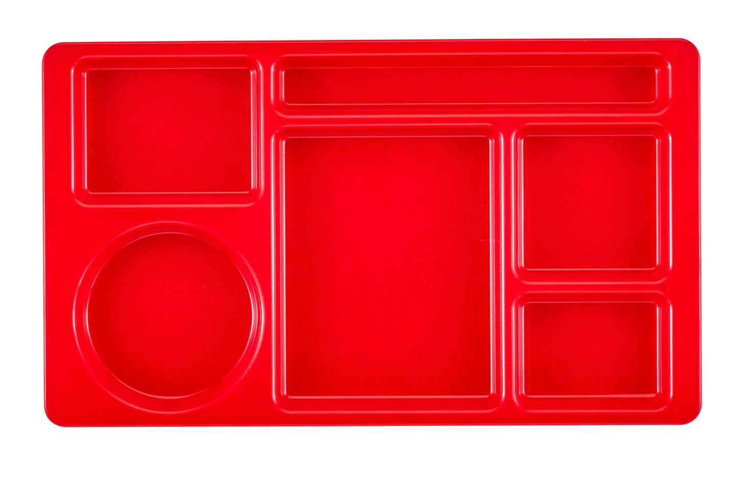 Cambro 915CW 10 Count Cafeteria Tray School Camwear® 2X2 8 3/4" X 15" Red