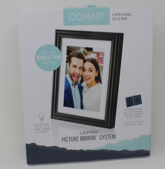 Conair Lighted Picture Mirror System makeup Mirror