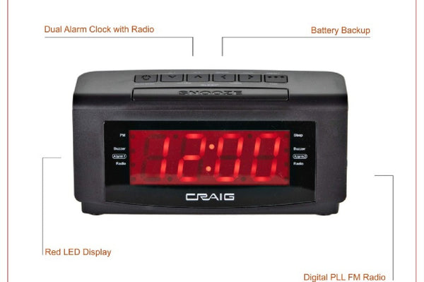 Craig Alarm Clock Cr45372 Instructions bargainwright.com