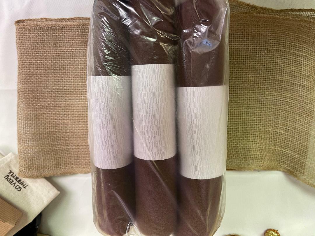 New Image Group Walnut Brown One 1 Yard Felt Fabric cut 36 x 72 3 packages!