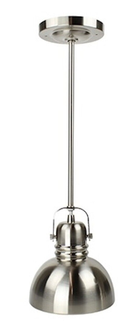 Fixed LED Pendant Light 19.3" Brushed Nickel Case of 8