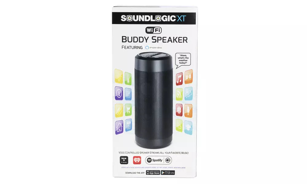 Sound Logic Wireless Bluetooth/Wi-Fi Buddy Speaker with Amazon Alexa