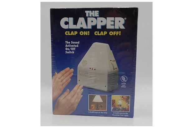 Vintage 1998 New Sealed The Clapper Sound Activated On/Off Switch White