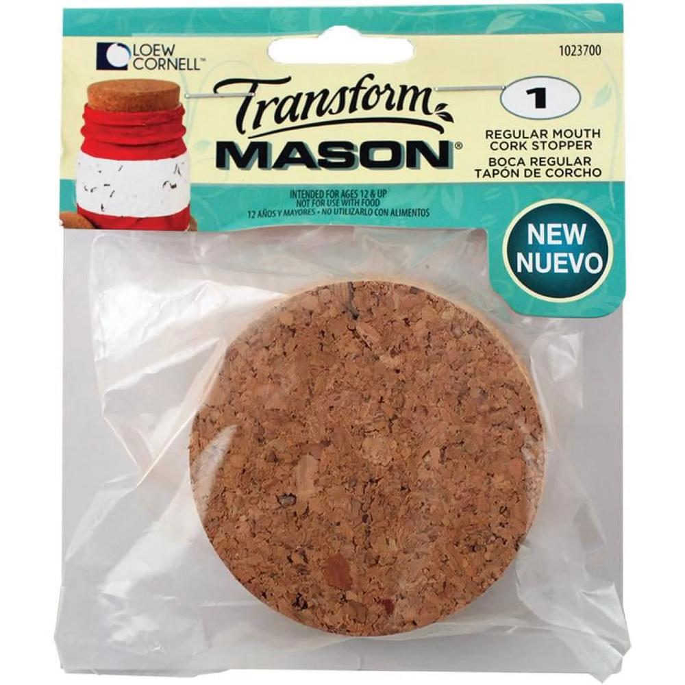 Transform Mason Cork Lid 1/Pkg-Regular Mouth